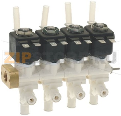 ГРУППА ИЗ 4 ЭЛЕКТРОМАГНИТНЫХ КЛАПАНОВ ERA 10 ВТ 230 В 
