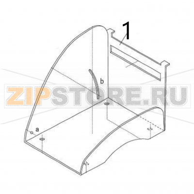Base (stacker) Sato DR308e Base (stacker) Sato DR308eЗапчасть на деталировке под номером: 1Название запчасти на английском языке: Base (stacker) Sato DR308e.