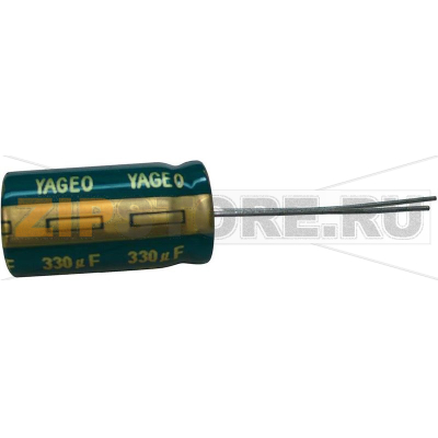 Конденсатор электролитический, радиальный, 3.5 мм, 220 мкФ, 6.3 В, 20 %, 6x11 мм Yageo SY006M0220BZF-0611 