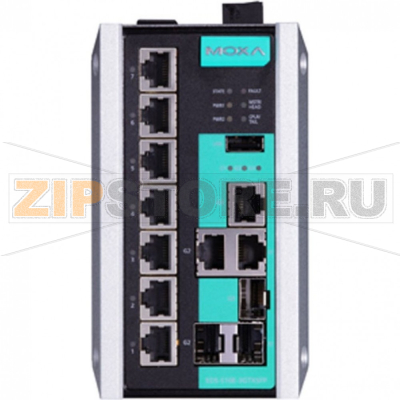 Коммутатор MOXA EDS-510E-3GTXSFP-T 