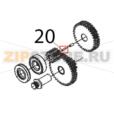 Chiavetta 3x15 Sirman TC 12 E Chiavetta 3x15 Sirman TC 12 EЗапчасть на деталировке под номером: 20