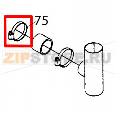 Clamp 40-60 Fagor HMM-6/11 Clamp 40-60 Fagor HMM-6/11Запчасть на деталировке под номером: 75Название запчасти Fagor на английском языке: Clamp 40-60 HMM-6/11.