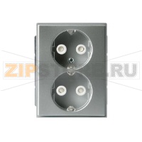 Розетка 16 А, 230 В, алюминий ABB 2TKA00000441