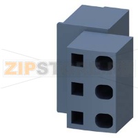 КЛЕММНЫЙ БЛОК 6MM2 ДЛЯ ПОДКЛЮЧЕНИЯ 1- 2- И 3-Ф. КОМПОНЕНТОВ Siemens 3RV2917-5D