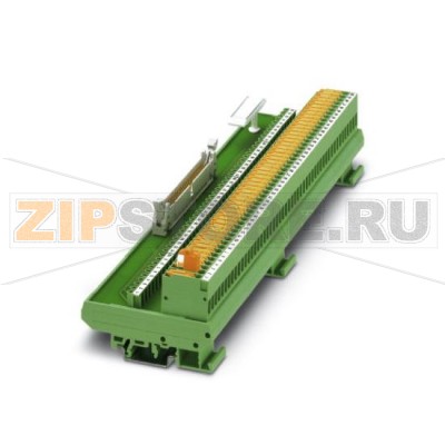 Интерфейсный модуль VARIOFACE для Siemens SIMATIC® S7-400 Phoenix Contact FLKM 50/KDS3-MT/PPA/AN/PLC с маркировкой (1-50), клеммы с ножевыми размыкателями и контрольные гнезда, ширина модуля: 259 мм.Минимальный заказ: 1 шт.Упаковка: 1 шт.