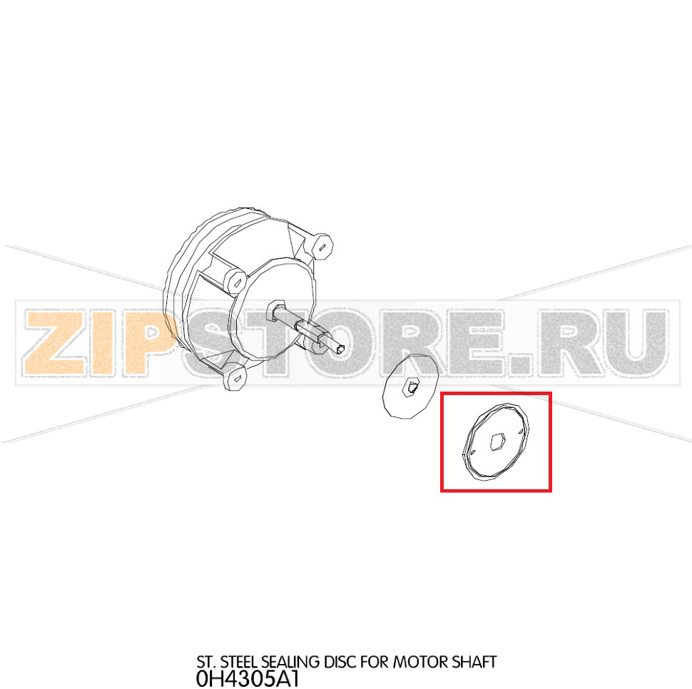 Уплотнитель вала двигателя Unox XVC 105 Уплотнитель вала двигателя Unox XVC 105Запчасть на деталировке под номером: 11Название запчасти на английском языке: St. Stell sealing disc for motor shaft Unox XVC 105