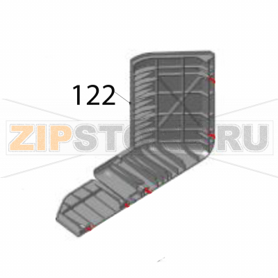 Rear open cover Sato CL4NX Rear open cover Sato CL4NXЗапчасть на деталировке под номером: 122Название запчасти на английском языке: Rear open cover Sato CL4NX.