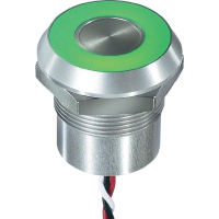 Кнопка сенсорная 12 В, 0.2 А, IP68, IP69K, 1 шт APEM CPB3210000NGSC