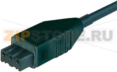 Разъем питания прямоугольный 10 А, 400 В, 3P+E, IP54, черный Hirschmann 932187016 