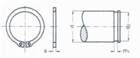 CIRCLIPS POUR ARBRE DIAM.4 boîte de 200