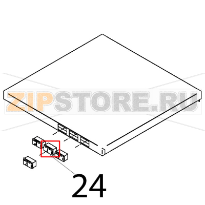 Tappo chiusura domino Teikos TS601 Tappo chiusura domino Teikos TS601Запчасть на деталировке под номером: 24