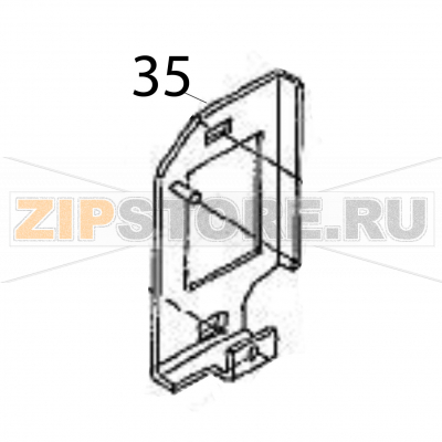Cover open guide assy Sato HR212 TT Cover open guide assy Sato HR212 TTЗапчасть на деталировке под номером: 35Название запчасти на английском языке: Cover open guide assy Sato HR212 TT.