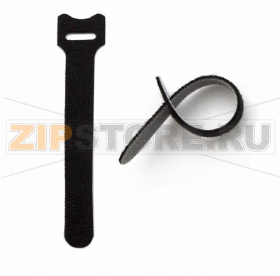 Hyperline WASN-210-BK-10 Хомут для кабеля, липучка с мягкой застежкой, 210x15 мм, черный (10 шт.) 