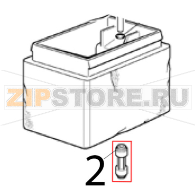 Raccordo idrico Scotsman AF 206 Raccordo idrico Scotsman AF 206Запчасть на деталировке под номером: 2