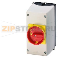 ЛИТОЙ ПЛАСТИКОВЫЙ КОРПУС ДЛЯ МОНТАЖА НА СТЕНУ С ПОВОРОТНЫМ МЕХАНИЗМОМ АВАРИЙНОГО ОСТАНОВА 82MM Siemens 3RV1933-1GA00