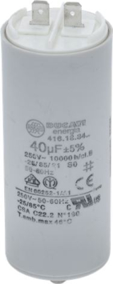 Capacitor 40Mf 250V 110V 