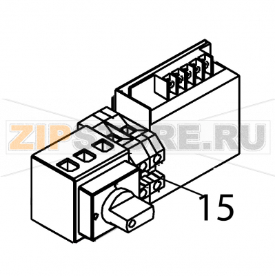 Blue neutral connector 35mm Fagor LA-25 TP2 E Blue neutral connector 35mm Fagor LA-25 TP2 EЗапчасть на деталировке под номером: 15Название запчасти Fagor на английском языке: Blue neutral connector 35mm LA-25 TP2 E.