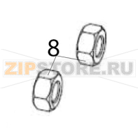 Hex nuts Hurakan HKN-ME709