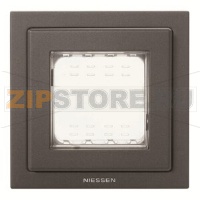 Рамка монтажная, однопостовая, двухмодульная, IP55, антрацитовая ABB 2CLA327100N1801