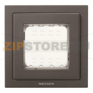 Рамка монтажная, однопостовая, двухмодульная, IP55, антрацитовая ABB 2CLA327100N1801 