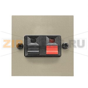 Механизм аудиоразъёма, двухмодульный, шампань ABB 2CLA225710N1901 