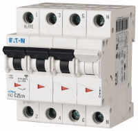 Выключатель автоматический 40А, кривая откл. D, 3+N полюса, откл. способ. 10 кА Eaton FAZ-D40/3N