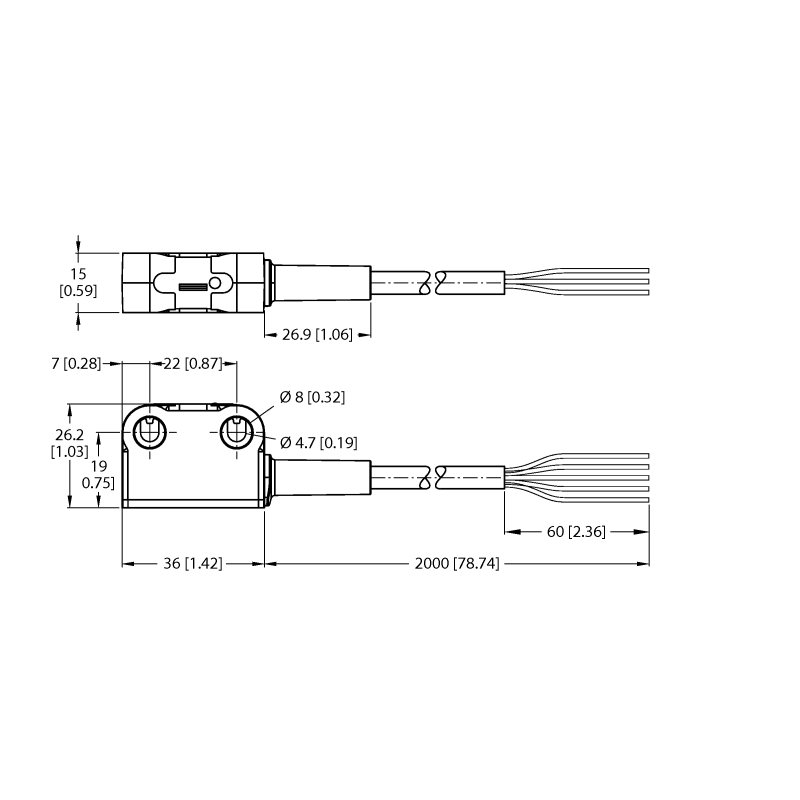 RFID-переключатель безопасности Turck SI-RFPT-U2M 