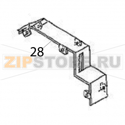 PCB Cover B Sato HR224 TT PCB Cover B Sato HR224 TTЗапчасть на деталировке под номером: 28Название запчасти на английском языке: PCB Cover B Sato HR224 TT.