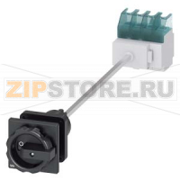 ГЛАВНЫЙ УПРАВЛЯЮЩИЙ ПЕРЕКЛЮЧАТЕЛЬ 4-ПОЛЮСНЫЙ IU=25, P/AC-23A AT 400V=9, 5KW МОНТАЖНОЕ ОСНОВАНИЕ МОНТ. РЕЙКА /МОНТАЖ ПОСР. 2 ОТВЕРСТИЙ ПОВОРОТНЫЙ ИСП. МЕХАНИЗМ ЧЕРН. Siemens 3LD2144-1TL51