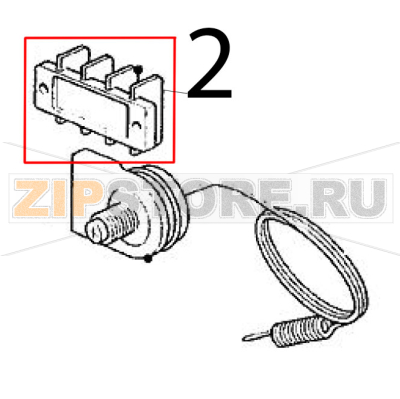 Morsettiera Scotsman B 21 Morsettiera Scotsman B 21Запчасть на деталировке под номером: 2