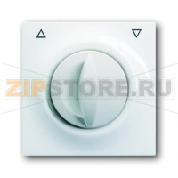 Плата центральная с поворотной ручкой, белая ABB 2CKA001753A4864