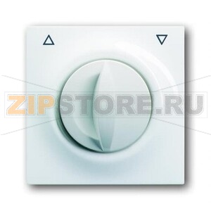 Плата центральная с поворотной ручкой, белая ABB 2CKA001753A4864 