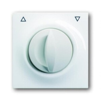 Плата центральная с поворотной ручкой, белая ABB 2CKA001753A4864