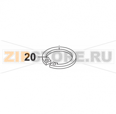 Circlip 55I Bear Varimixer RN20 VL-2                                                                           Circlip 55I Bear Varimixer RN20 VL-2Запчасть на сборочном чертеже под номером: 20Название запчасти на датском&nbsp;языке: Circlip 55I Bear Varimixer RN20 VL-2