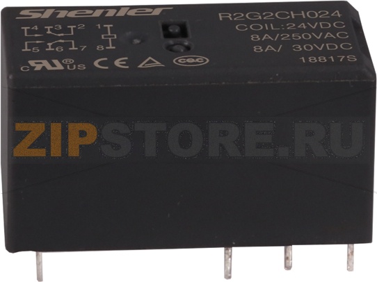 Реле силовое 8 A, 60 В/DC, 2CO Shenler R2G2CH060 