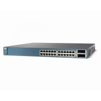 Коммутатор 265 Вт, 24xGE, 2x10G, (X2), IP Services Cisco WS-C3560E-24TD-E