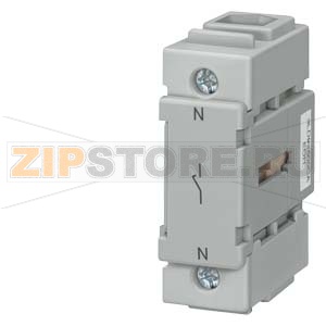 ДОП.КОНТАКТ ДЛЯ N ПРОВОДНИКА ДЛЯ ФРОНТАЛЬНОГО МОНТАЖА ДЛЯ 63 A (ПРИНАДЛЕЖНОСТИ ДЛЯ ВЫКЛЮЧАТЕЛЯ 3LD2) Siemens 3LD9250-0CA 