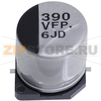 Конденсатор электролитический SMD 68 мкФ, 25 В, 20 %, (ØxL) 6.3x5.8 мм Panasonic EEEFP1E680AP 
