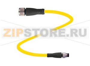 Кабель датчика-исполнительного устройства Connection cable V11-G-YE0,5M-PVC-U-V3-GM Pepperl+Fuchs Описание оборудованияConnection cable, M12 to M8, PUR cable, 3-pin