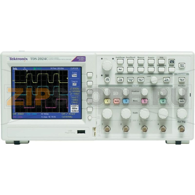 Осциллограф цифровой 200 МГц, 4 канала, 2 Гвыб/с, 2.5 Кб/кан, 8 бит Tektronix TDS2024C 