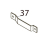 Holder stopper Toshiba TEC B-SX4T-GS20-QM-R