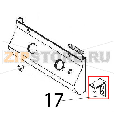 Upper hinge ass. y Angelo Po 0G1CP1G Upper hinge ass. y Angelo Po 0G1CP1GЗапчасть на деталировке под номером: 17