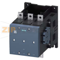 ВАКУУМНЫЙ КОНТАКТОР, 250КВТ/400V/AC-3, БЕЗ КАТУШКИ БЛОК-КОНТАКТЫ 2НО+2НЗ 3-Х ПОЛЮСНЫЙ, ТИПОРАЗМЕР S12 ШИННОЕ ПРИСОЕДИНЕНИЕ Siemens 3RT1276-6LA06