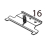 Pinch roller spring plate Toshiba TEC B-SX4T-GS20-QM-R