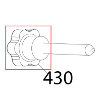 Manopola prig. affil. M8, 6 lobi Sirman Mirra 300 Y09