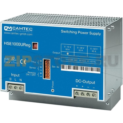 Блок питания лабораторный 0-30 В/DC, регулируемый, 33 А, 1008 Вт Camtec HSEUreg10001.30T 