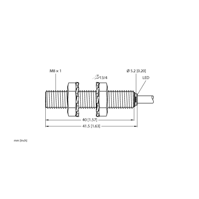 Датчик индуктивный Turck BI1.5-EG08-AN6X 