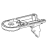 Lower Gearcase White KitchenAid K45