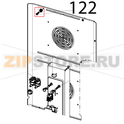 Turning screw 1/4 Tecnoinox EFC10M Turning screw 1/4 Tecnoinox EFC10MЗапчасть на деталировке под номером: 122