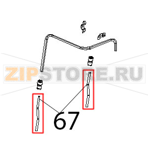 Tubo PE 7.93x4.75 trasparente Unox XV 703G Tubo PE 7.93x4.75 trasparente Unox XV 703GЗапчасть на деталировке под номером: 67